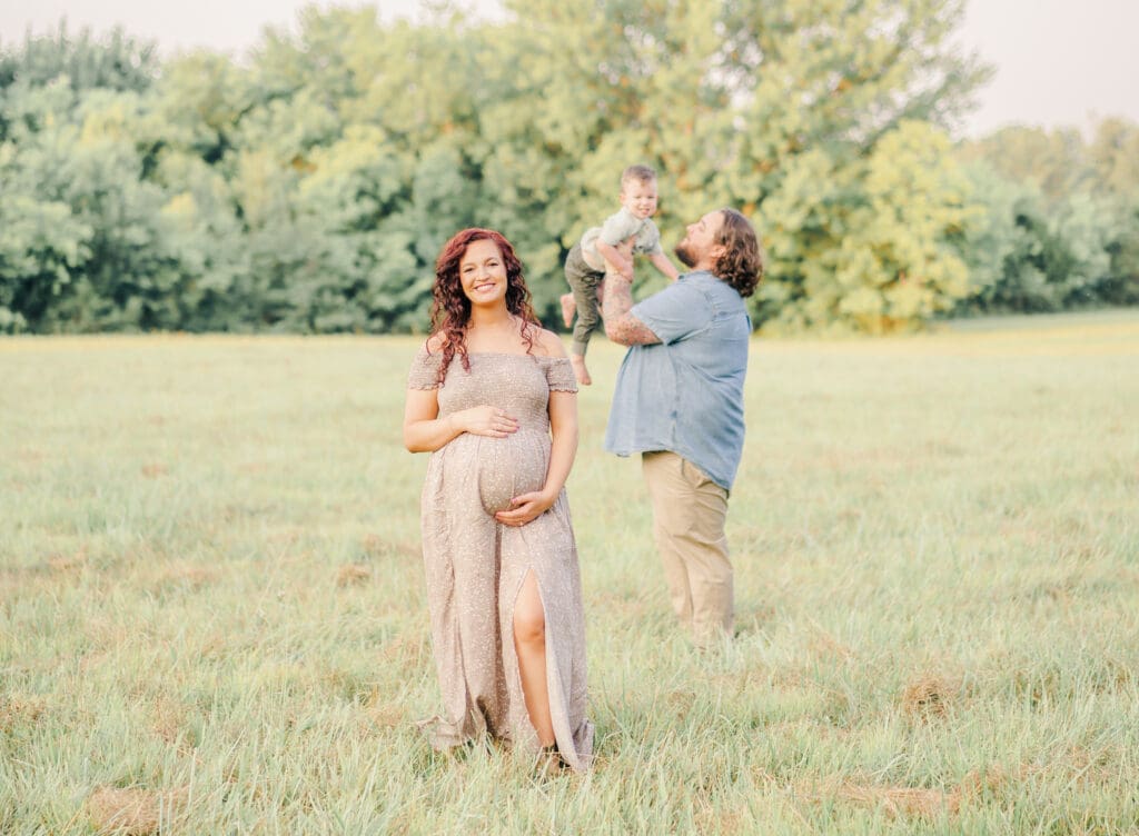 Joyful family moment during Murfreesboro Tennessee family photography session